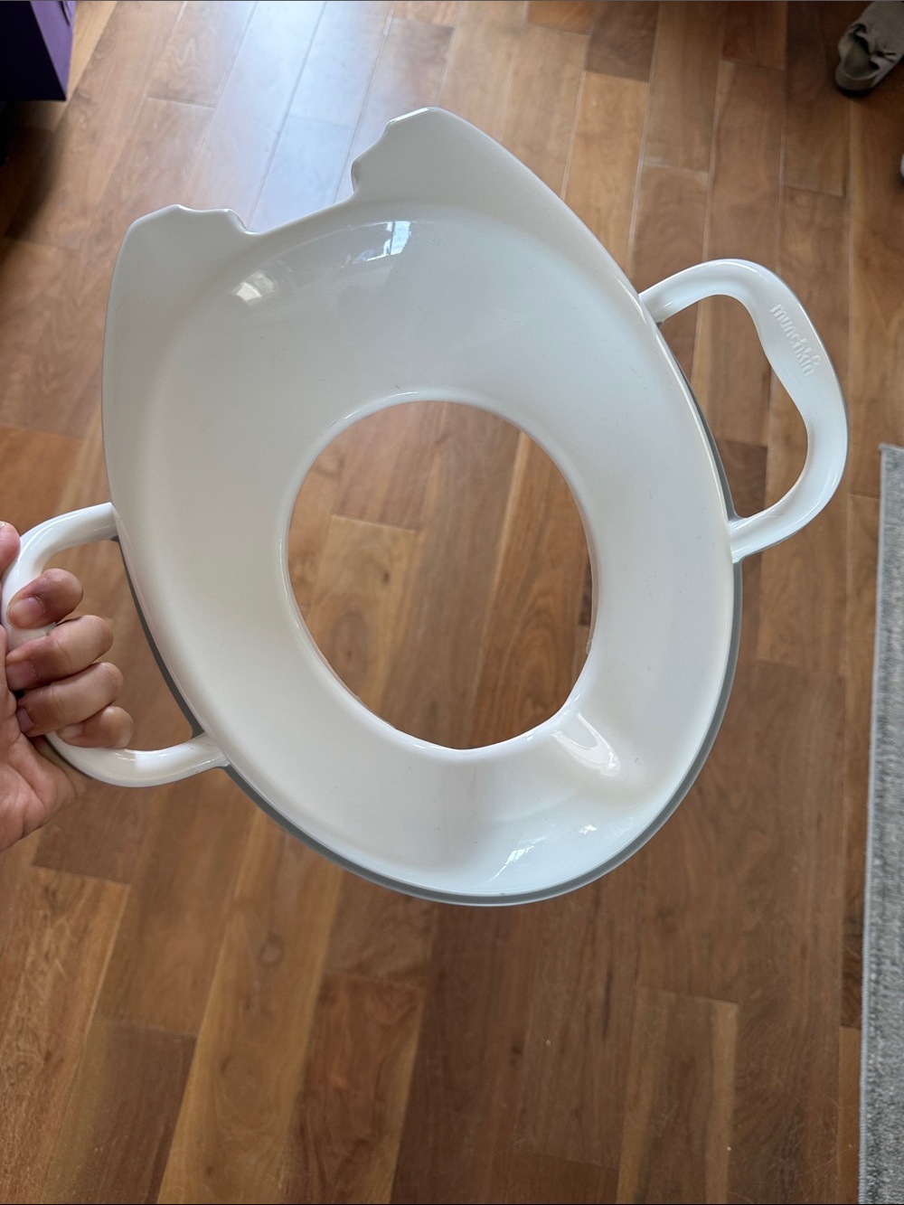 Munchkin White Plastic Toddler Potty Handle Attachment